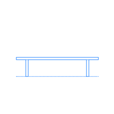 Furniture Benches Nelson Platform Bench Craft Design Svg File, Free Vectors File